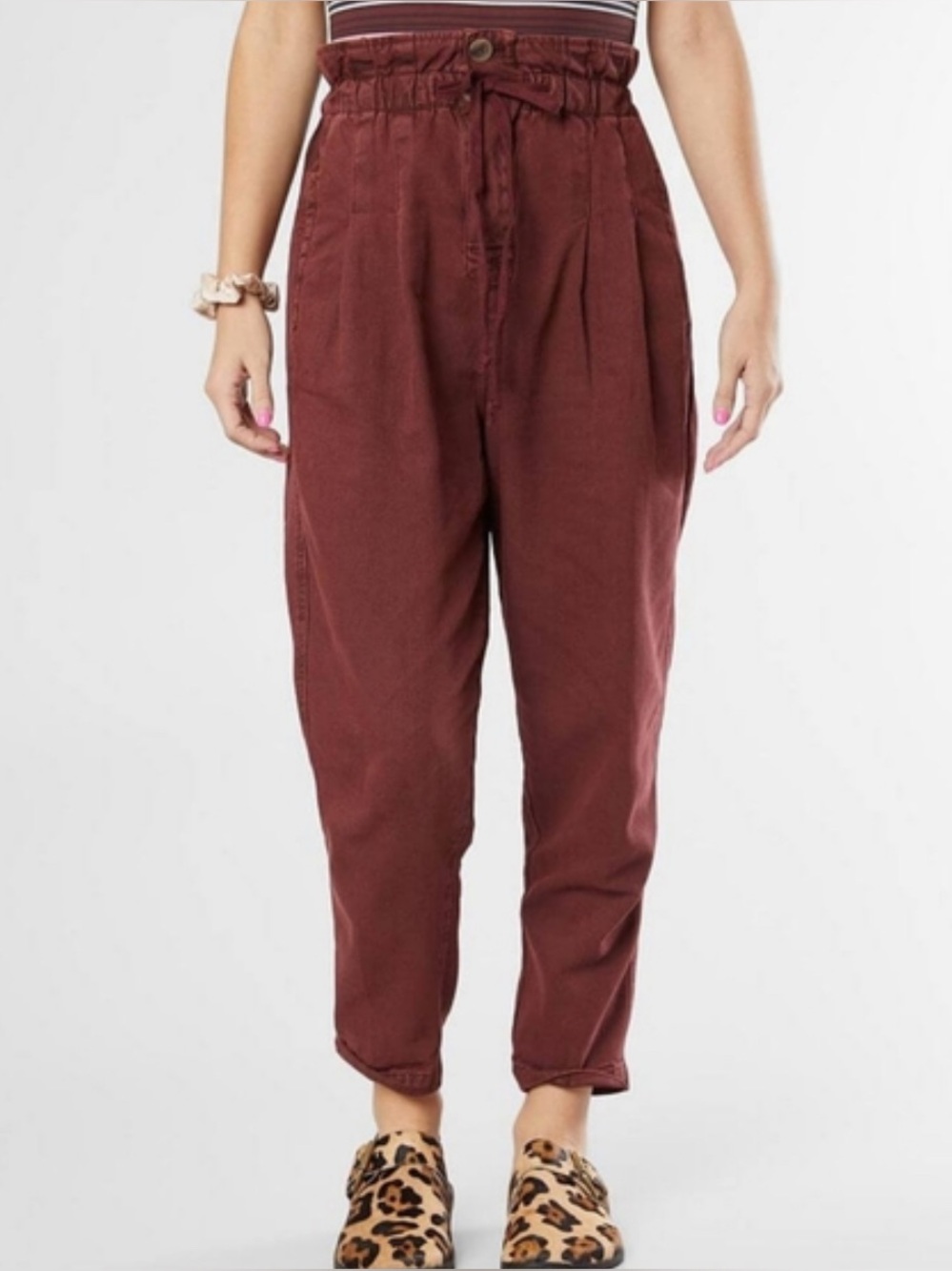Free People Margate Pleated Trousers